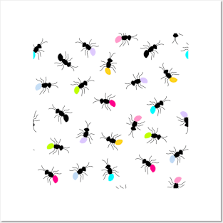 Neon Ants Posters and Art